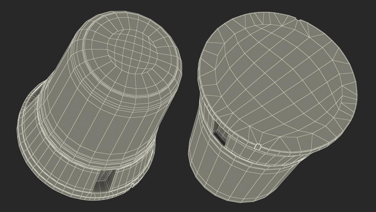 3D Flashing Rotating Beacon Red model