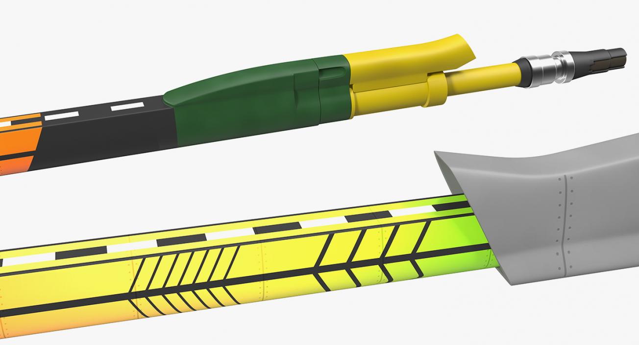 3D model Refueling Boom Extended Rigged