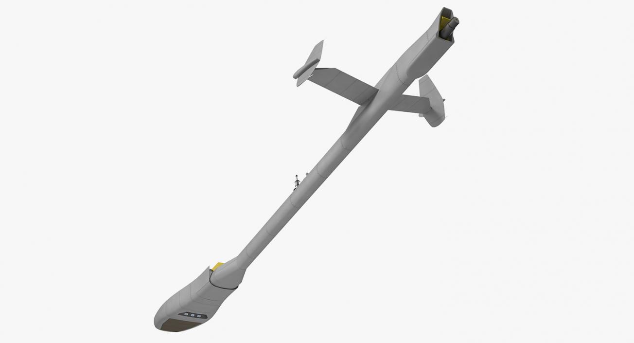 3D model Refueling Boom Extended Rigged