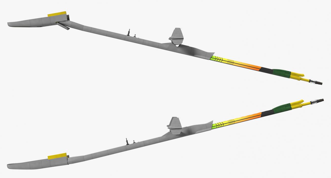 3D model Refueling Boom Extended Rigged