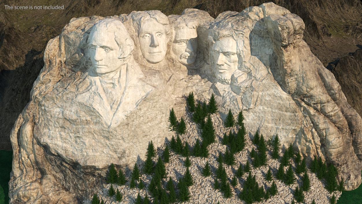 Mount Rushmore National Memorial 3D