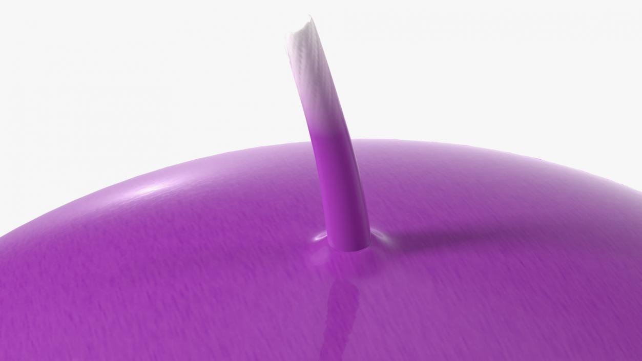 3D Altar Candle Sphere Purple