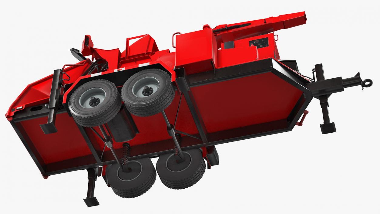 3D model Diesel Brush Chipper