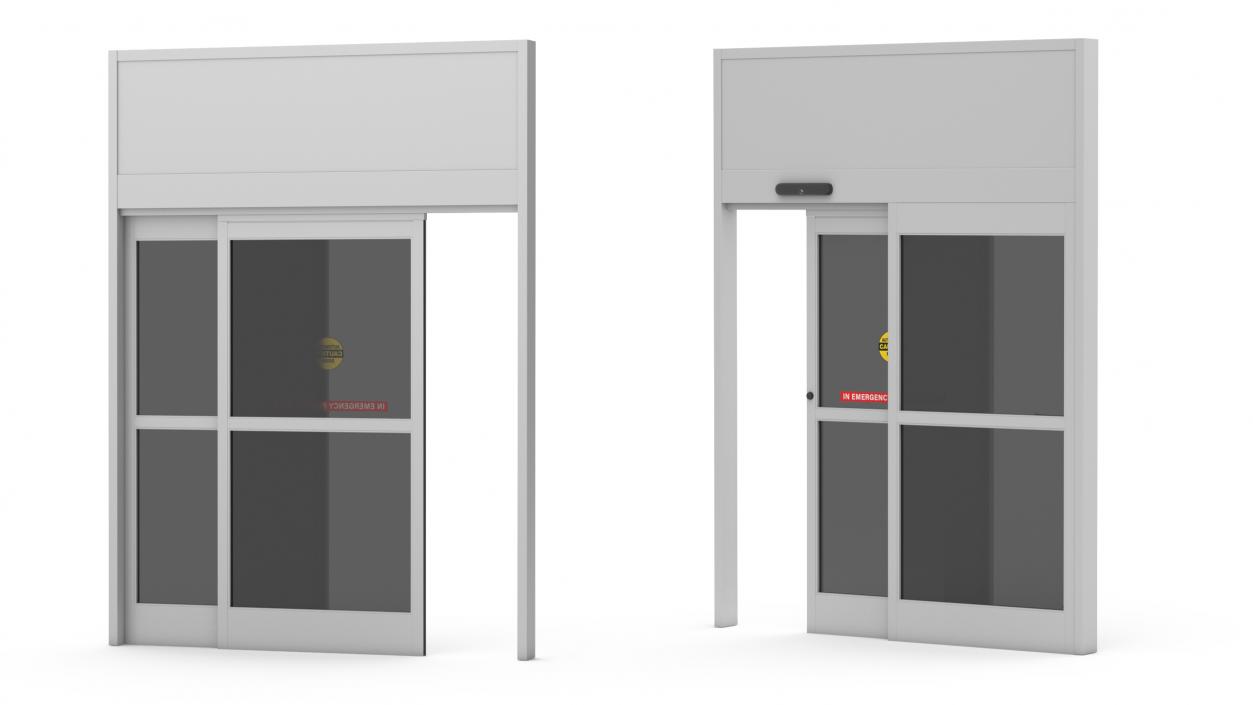 Concealed Sliding Door System 3D model