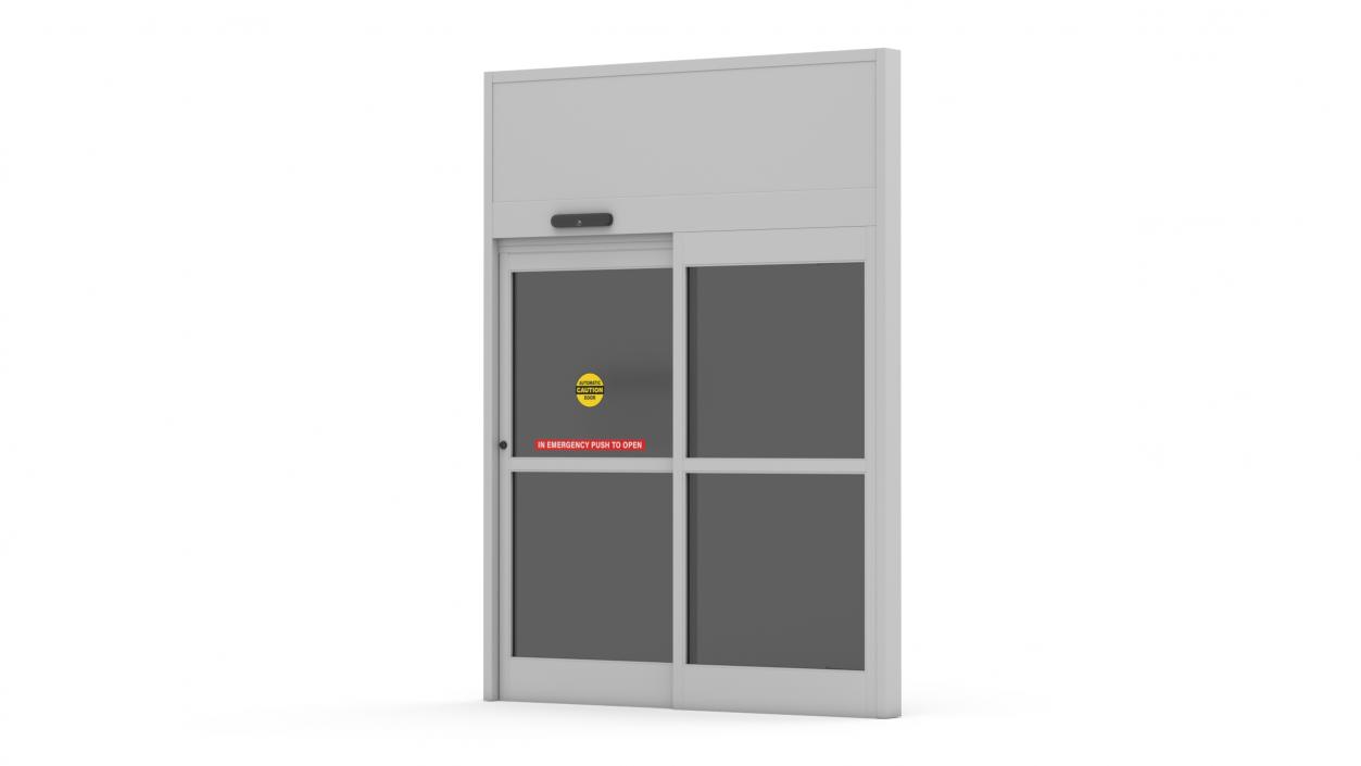 Concealed Sliding Door System 3D model