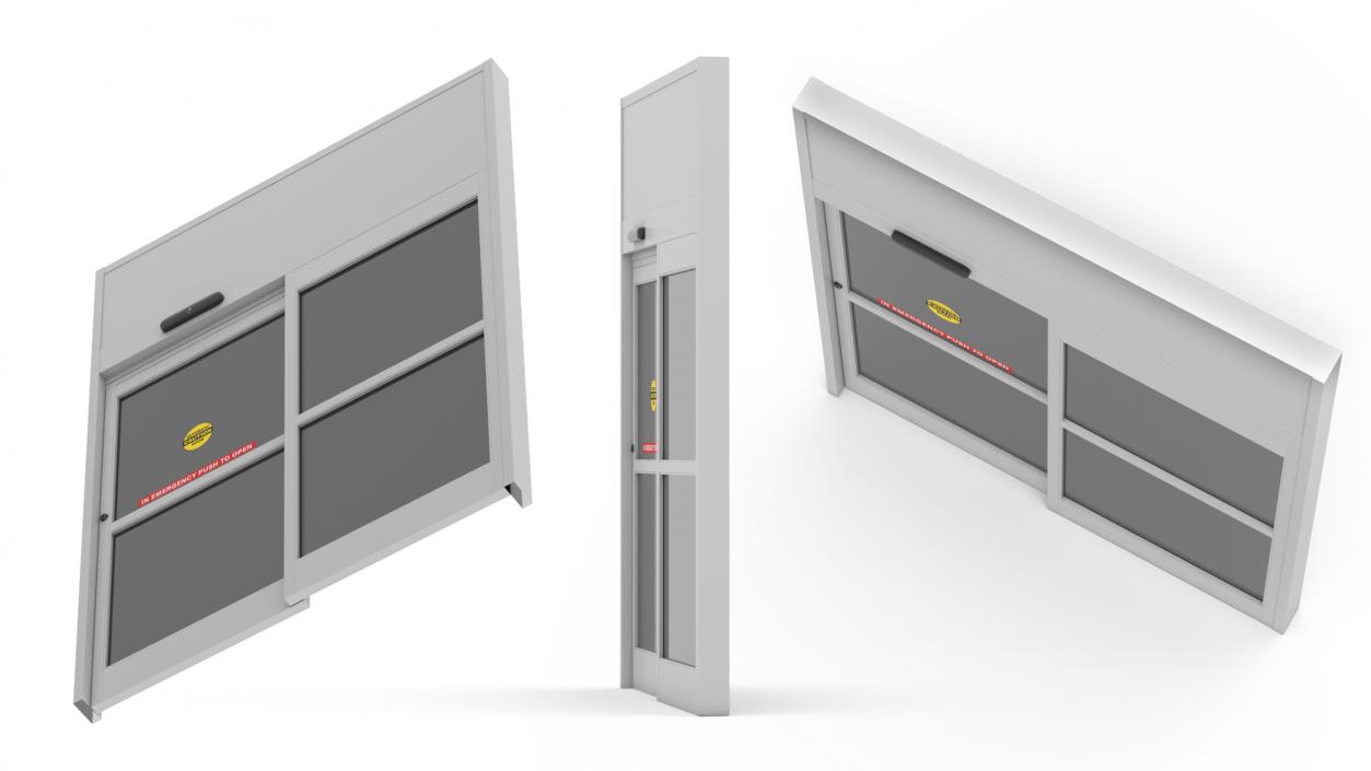 Concealed Sliding Door System 3D model