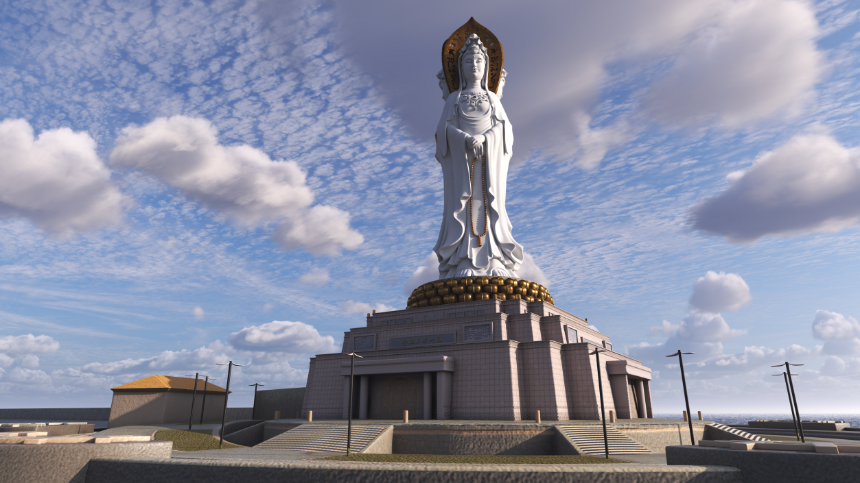 3D Guanyin of Nanshan model