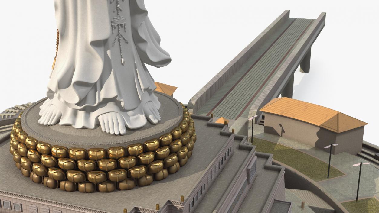 3D Guanyin of Nanshan model