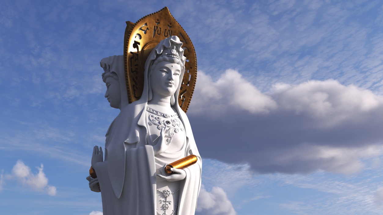 3D Guanyin of Nanshan model