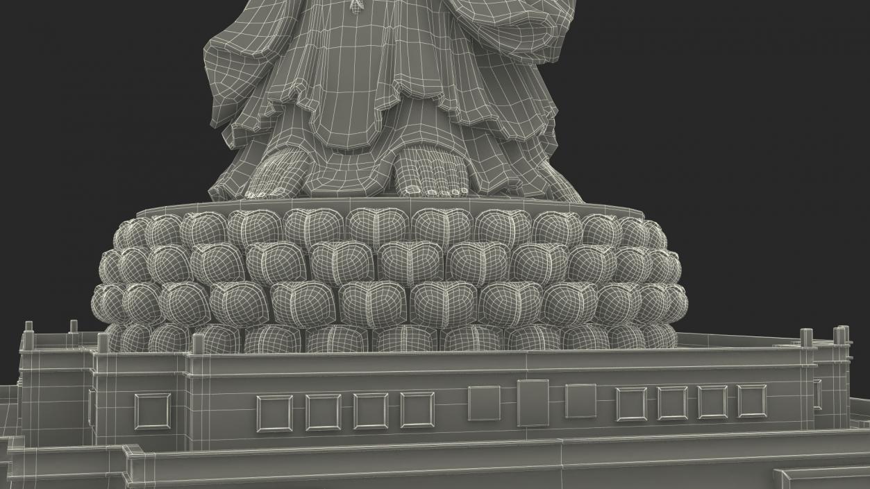 3D Guanyin of Nanshan model