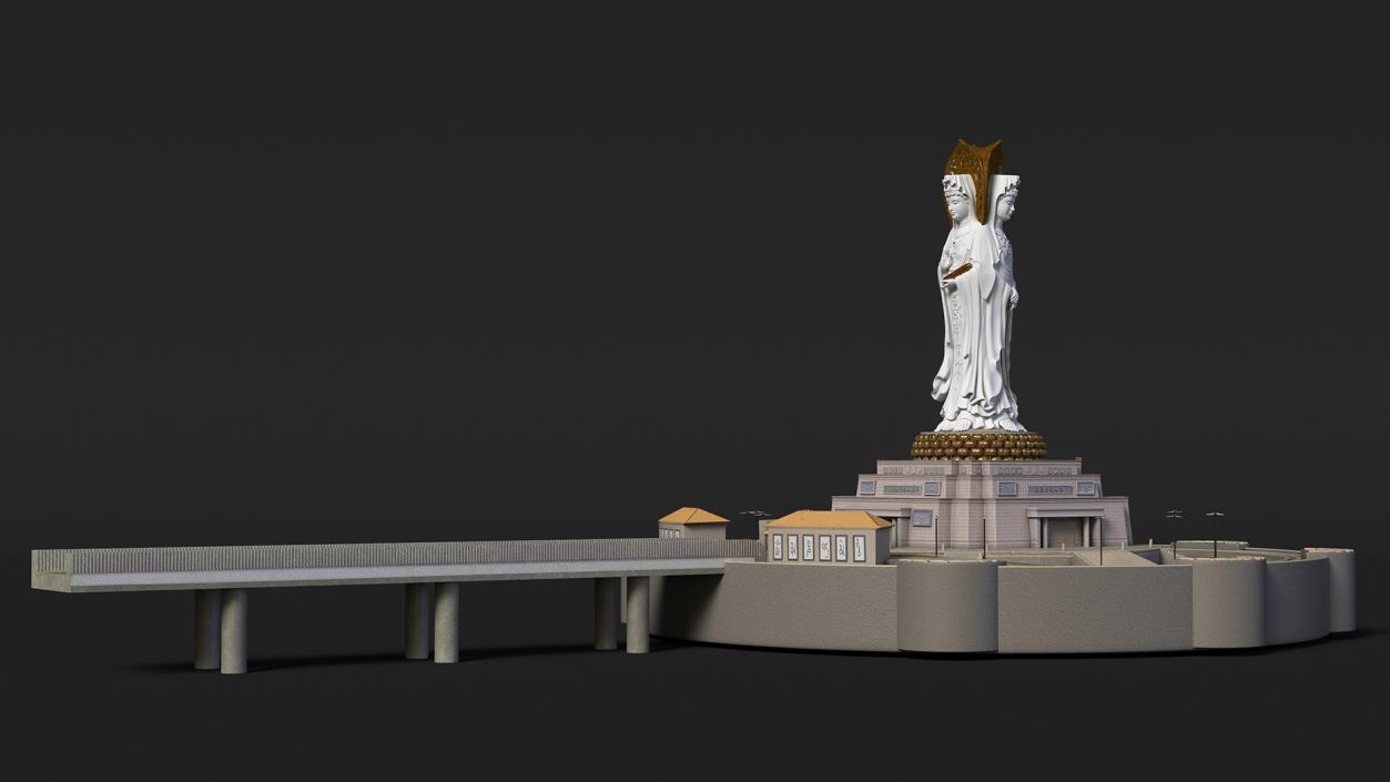 3D Guanyin of Nanshan model