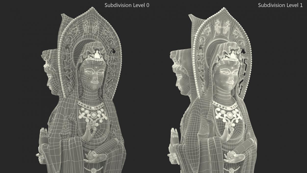 3D Guanyin of Nanshan model