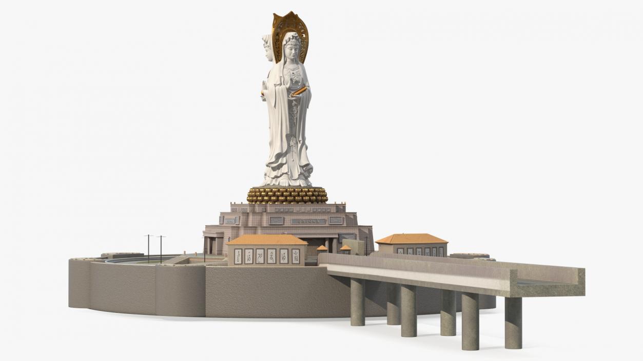 3D Guanyin of Nanshan model