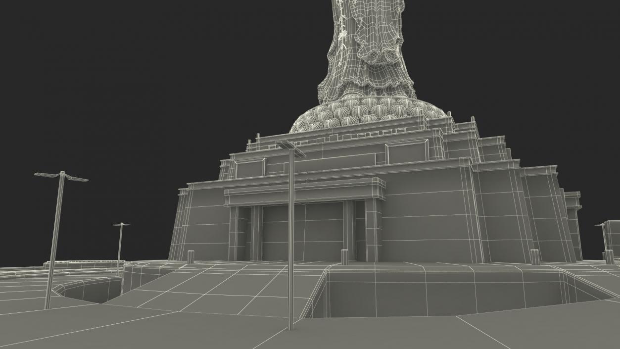 3D Guanyin of Nanshan model