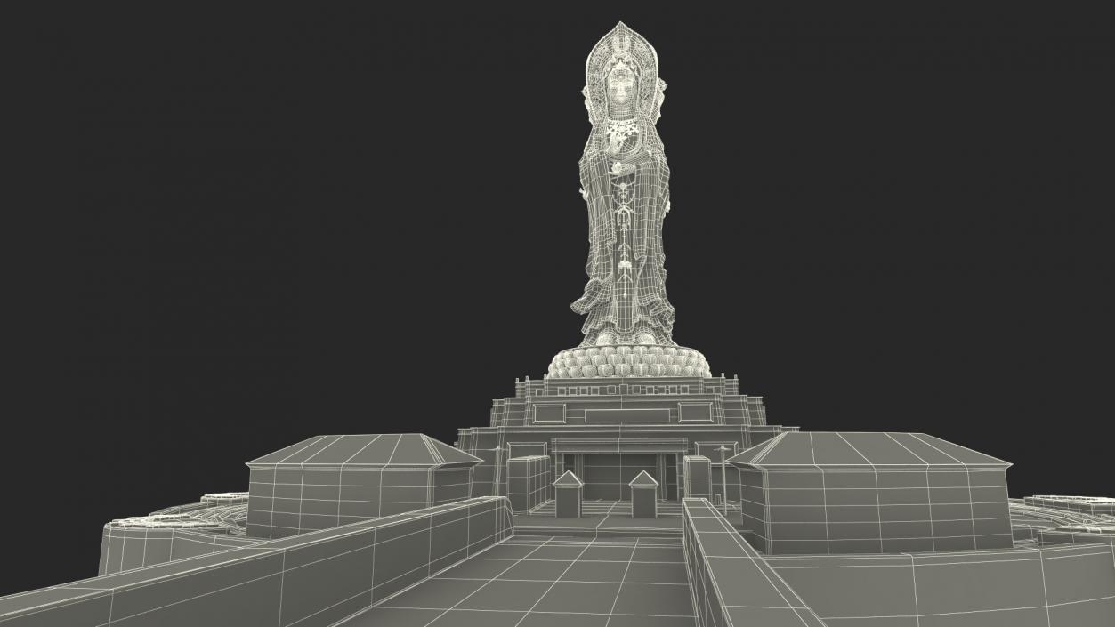 3D Guanyin of Nanshan model