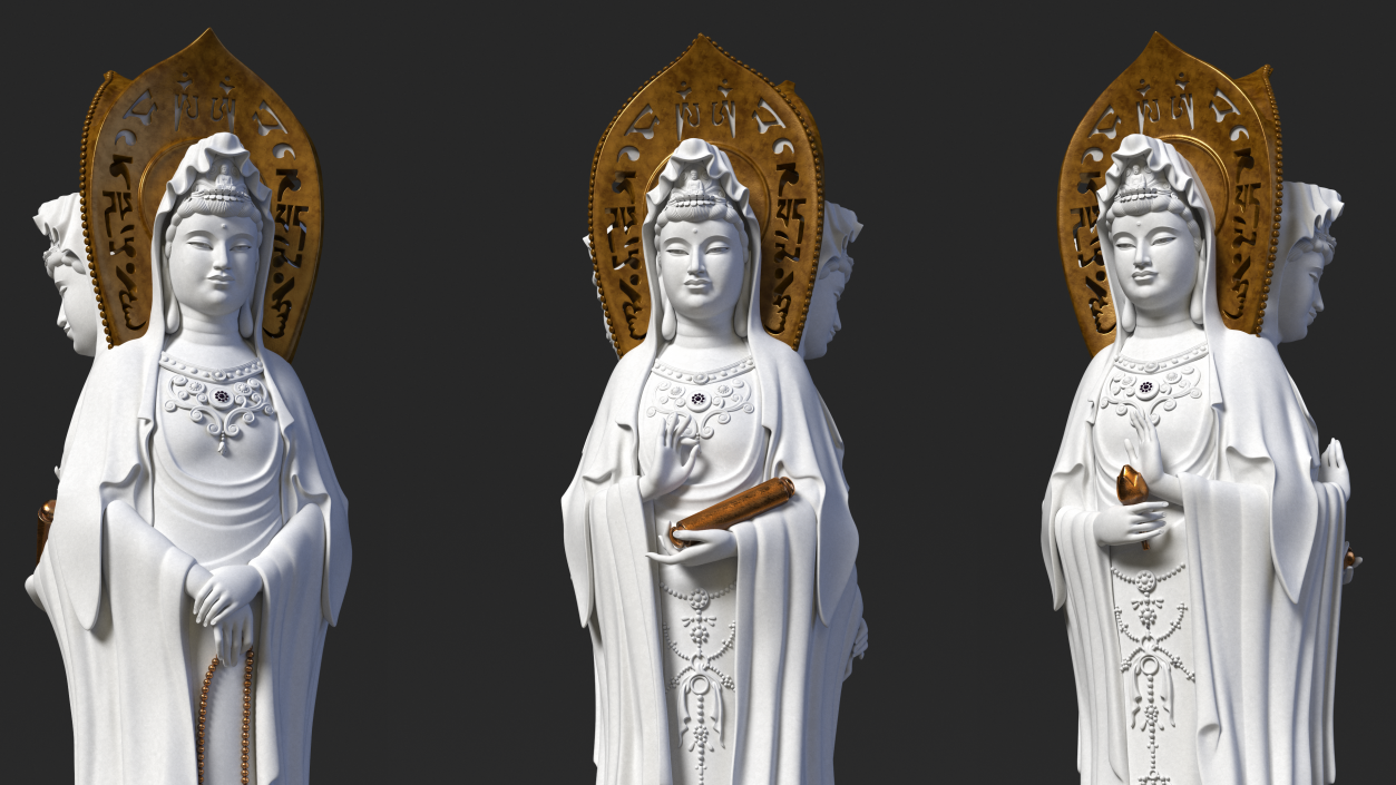 3D Guanyin of Nanshan model