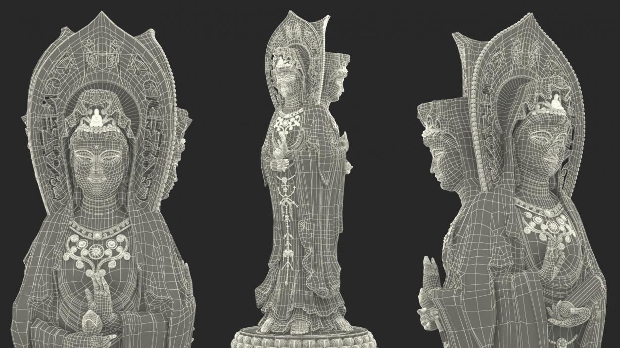 3D Guanyin of Nanshan model