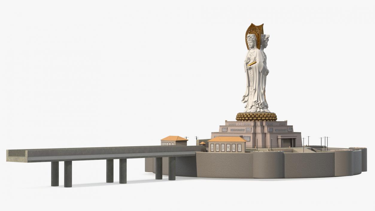 3D Guanyin of Nanshan model