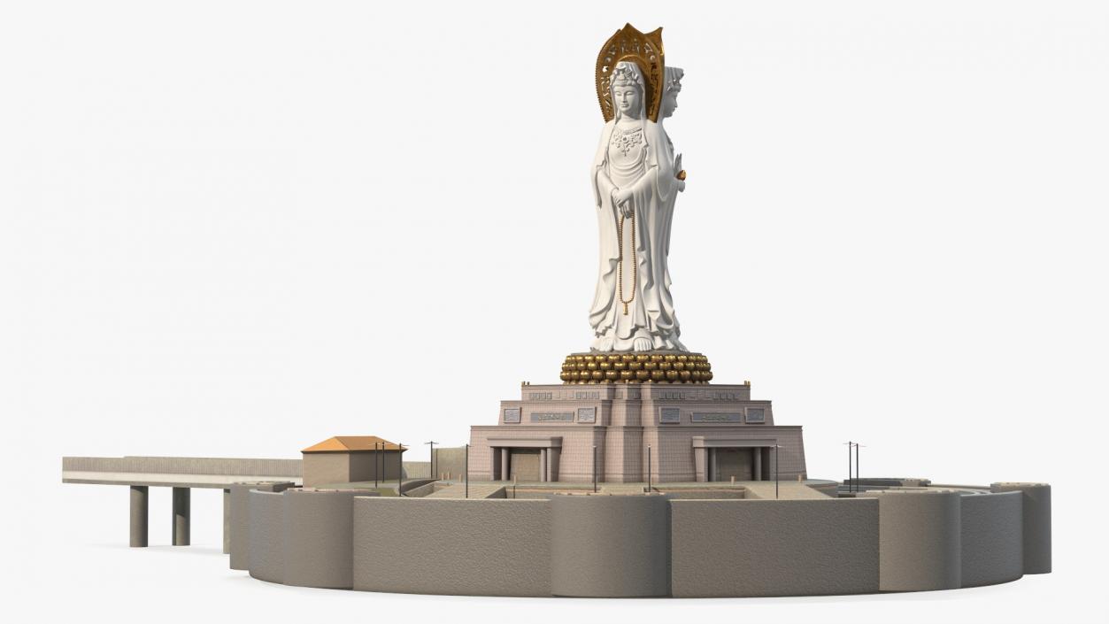 3D Guanyin of Nanshan model