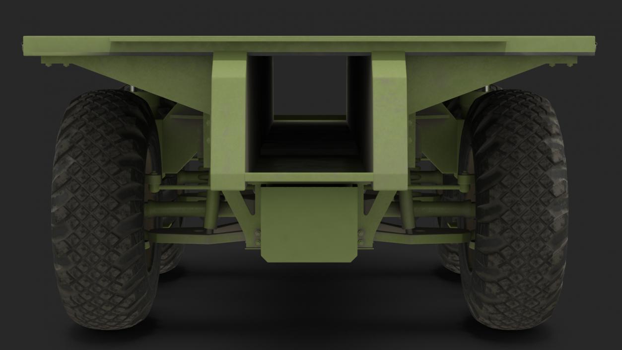 3D model 4 Axle Platform Camo