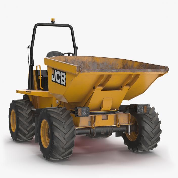 3D JCB 6T-1 Site Dumper Dirty