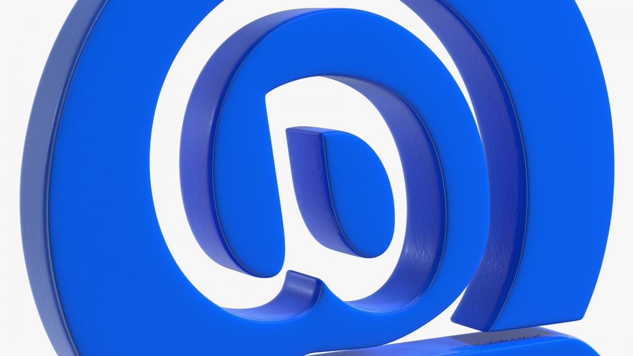 3D Email in Hand Icon model