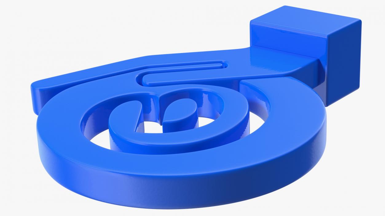 3D Email in Hand Icon model