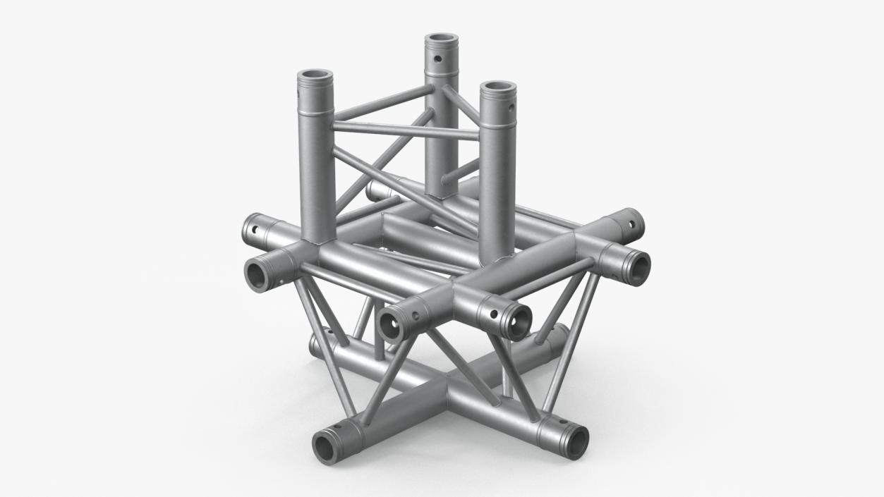 3D model Truss Modular Cross Triangular