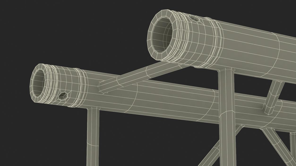 Corner Square Truss Modular 2 3D model