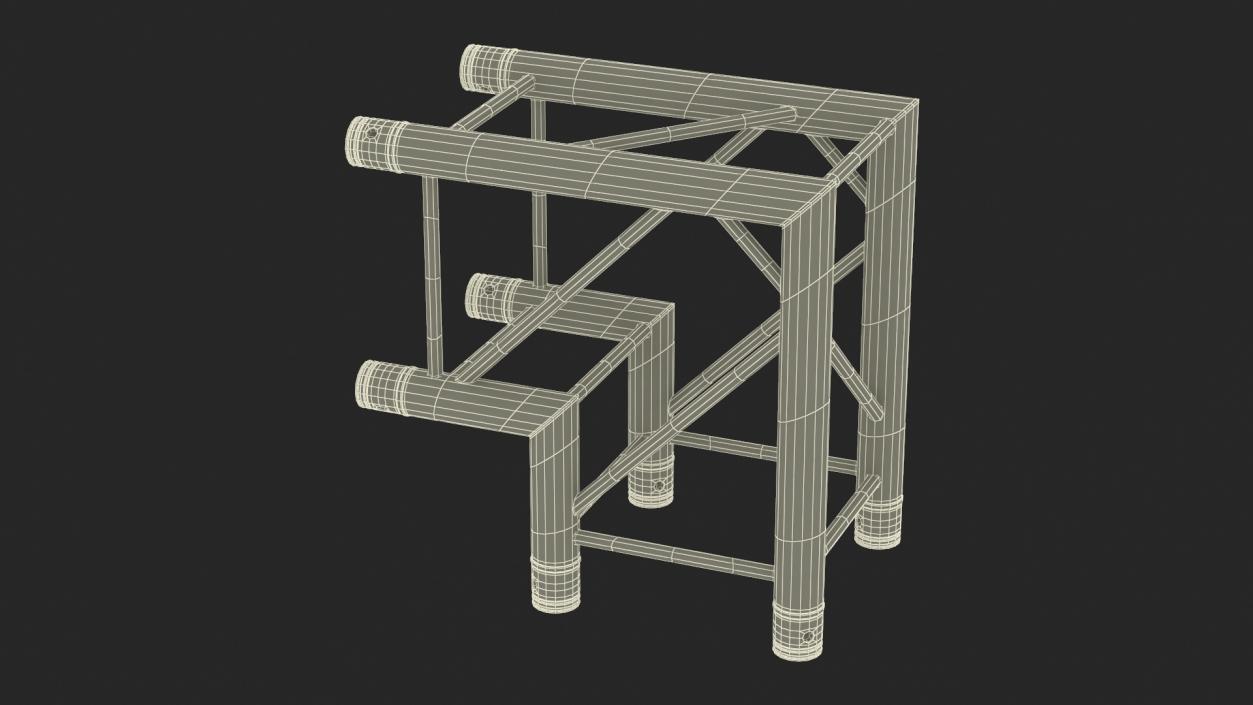 Corner Square Truss Modular 2 3D model