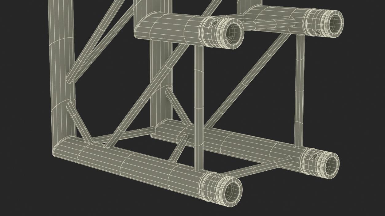 Corner Square Truss Modular 2 3D model