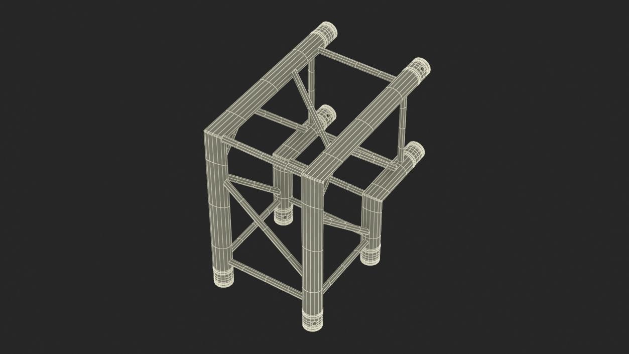 Corner Square Truss Modular 2 3D model