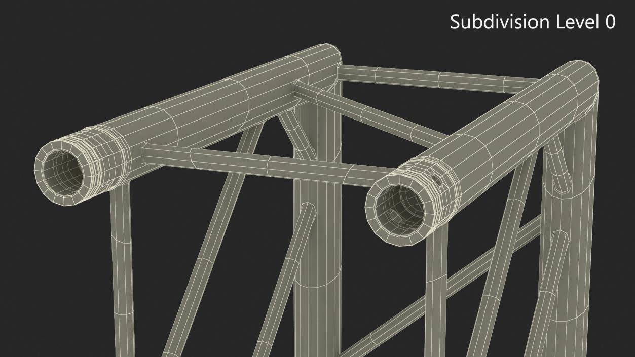 Corner Square Truss Modular 2 3D model