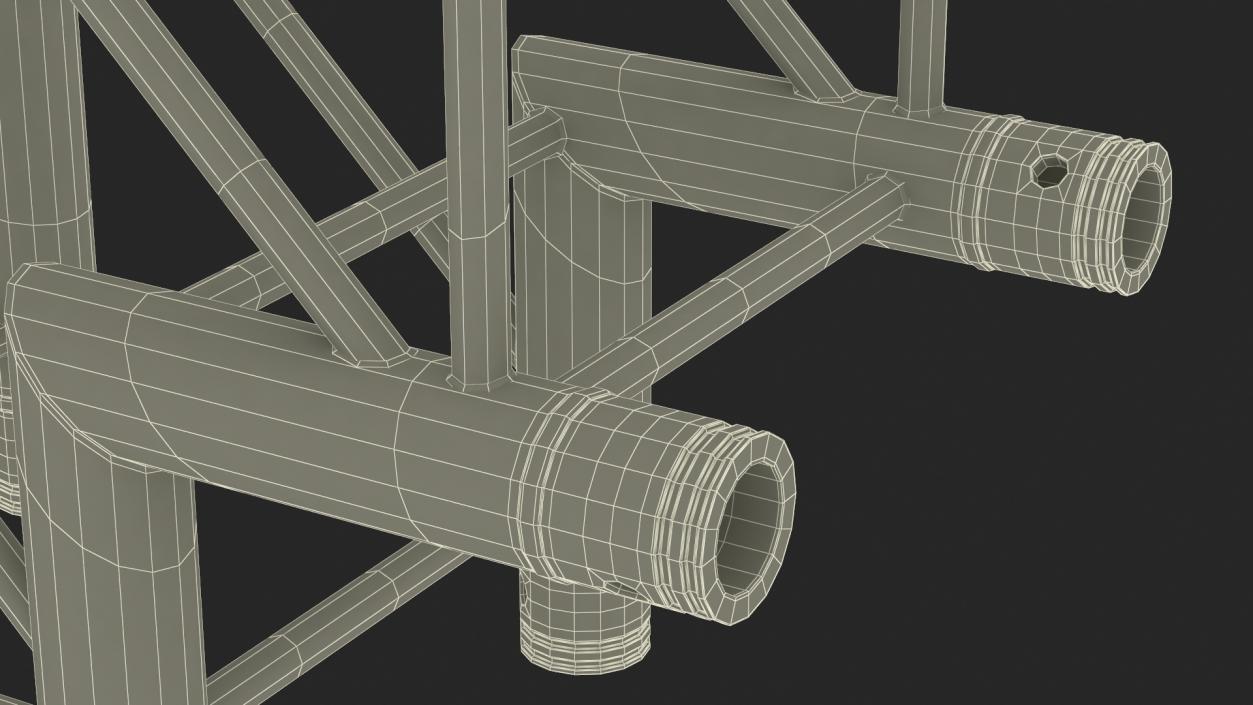 Corner Square Truss Modular 2 3D model