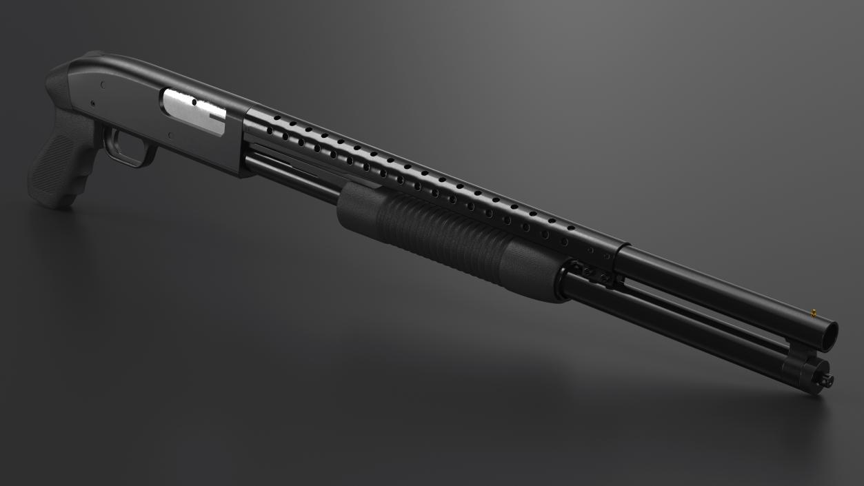 Pump Action Shotgun 3D model