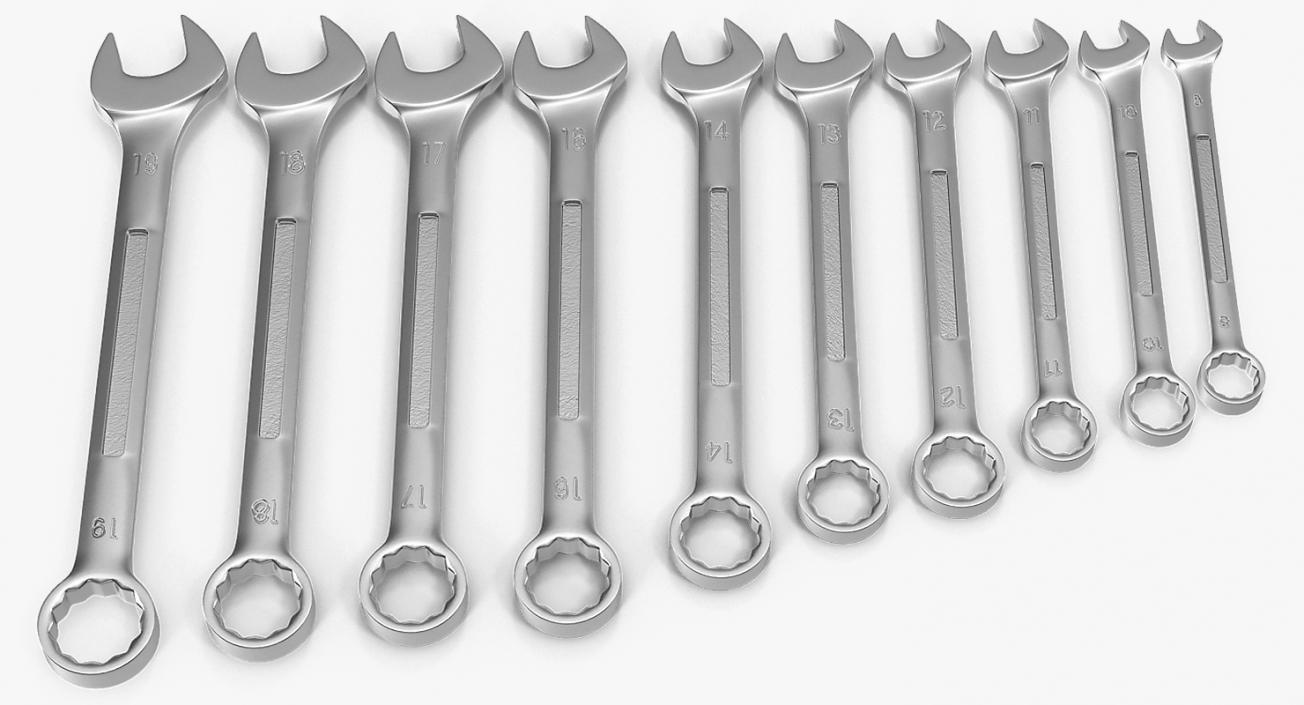 3D Combination Spanner Set Storage Clip