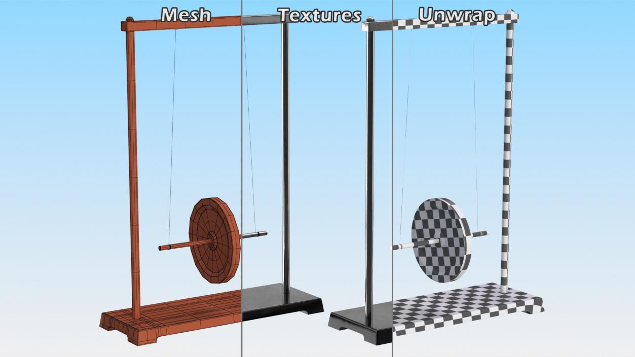 3D Maxwell Wheel Apparatus model