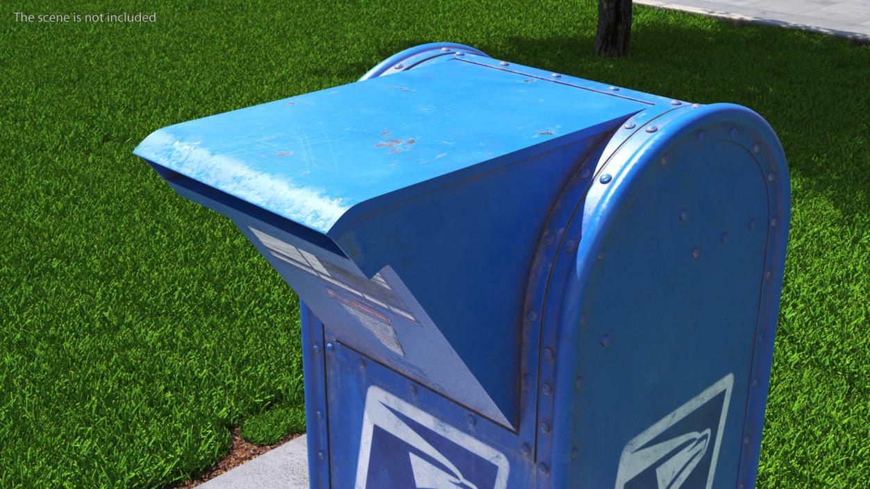 3D model US Old Mail Box