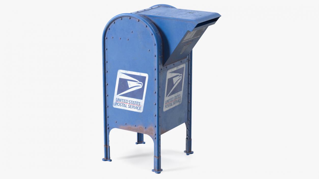 3D model US Old Mail Box