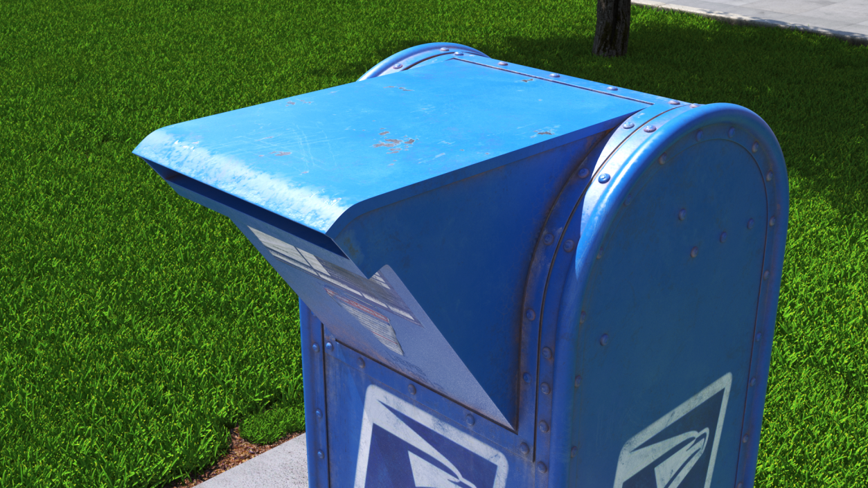 3D model US Old Mail Box