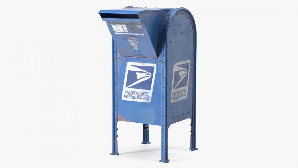 3D model US Old Mail Box