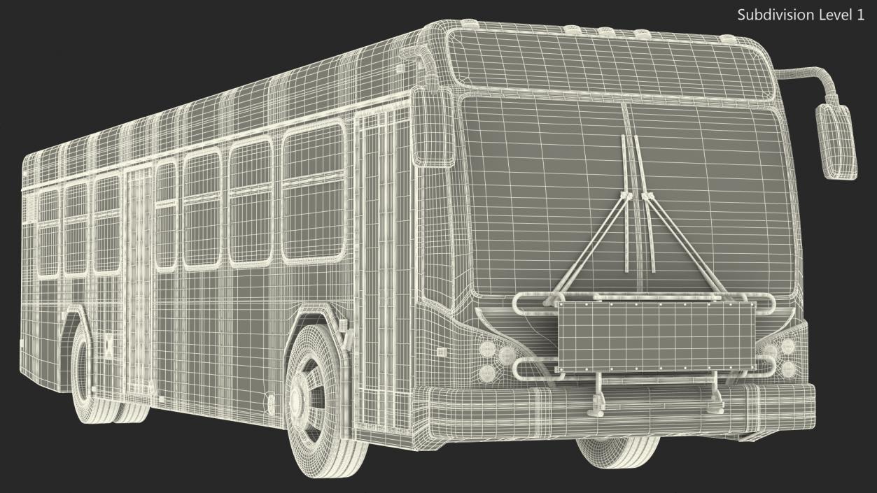 3D Metro Transit Bus Exterior Only