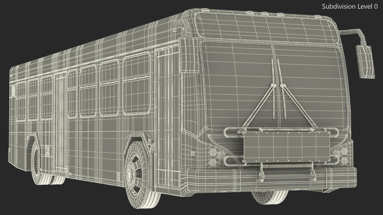 3D Metro Transit Bus Exterior Only