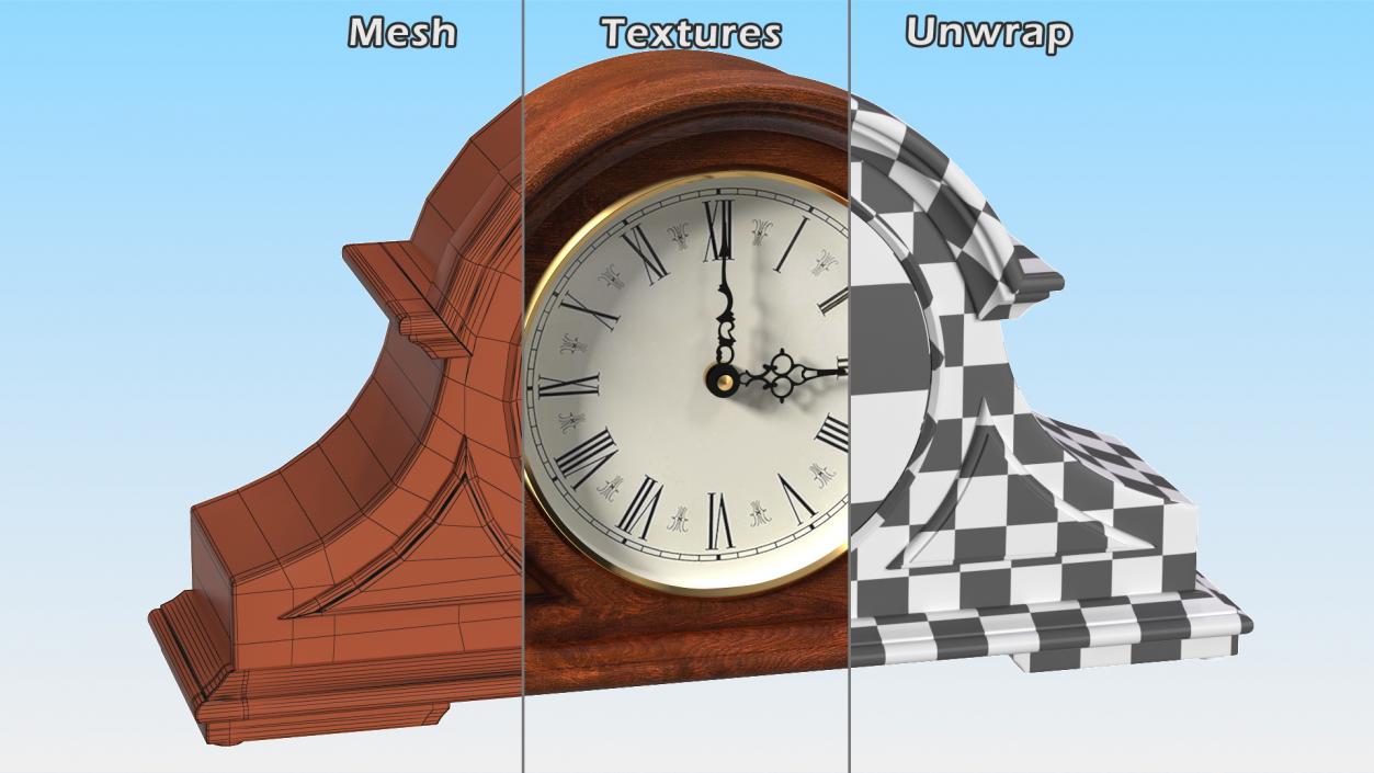 Antique Clocks Collection 2 3D