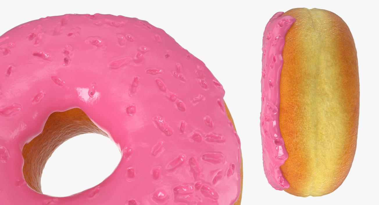 3D model Pink Donut