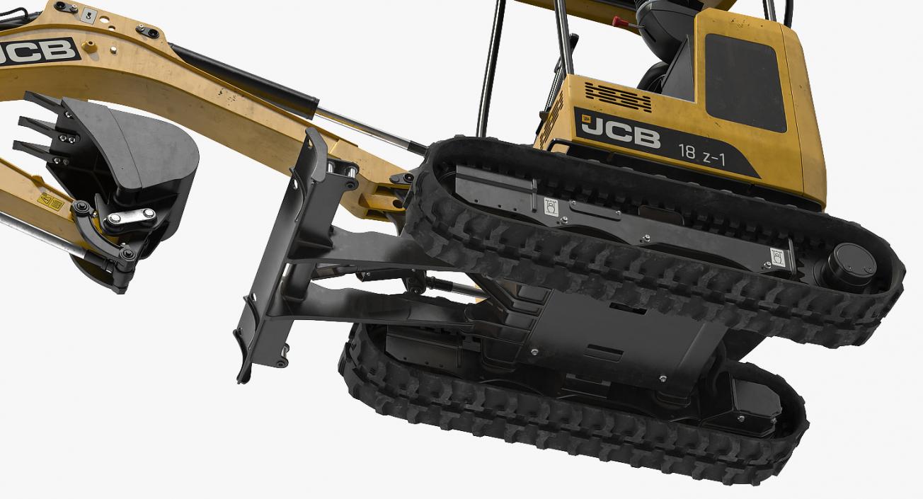 Tracked Mini Excavator JCB Dirty 3D