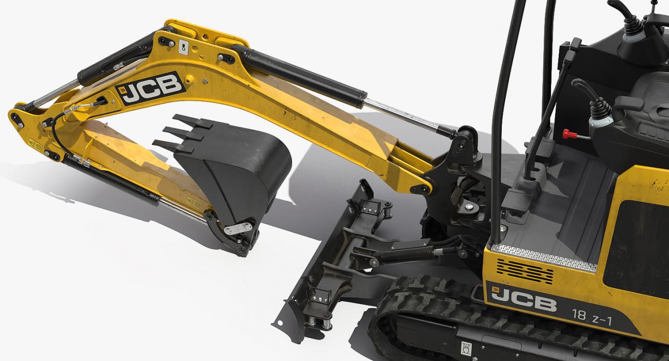 Tracked Mini Excavator JCB Dirty 3D