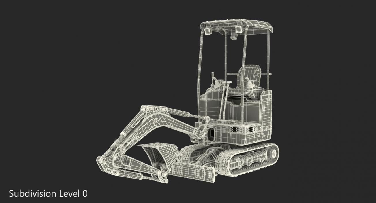 Tracked Mini Excavator JCB Dirty 3D