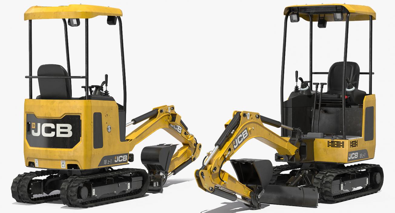 Tracked Mini Excavator JCB Dirty 3D