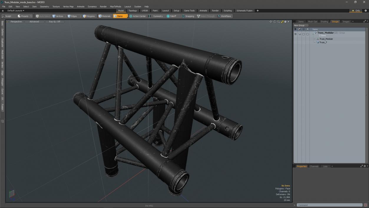 3D Truss Modular model